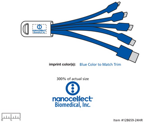 NanoCellect Blue Multicharger Cables - Pack of 10